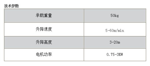 高速連續(xù)提升輸送機(jī)